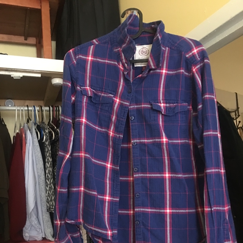 Long sleeve plaid shirt